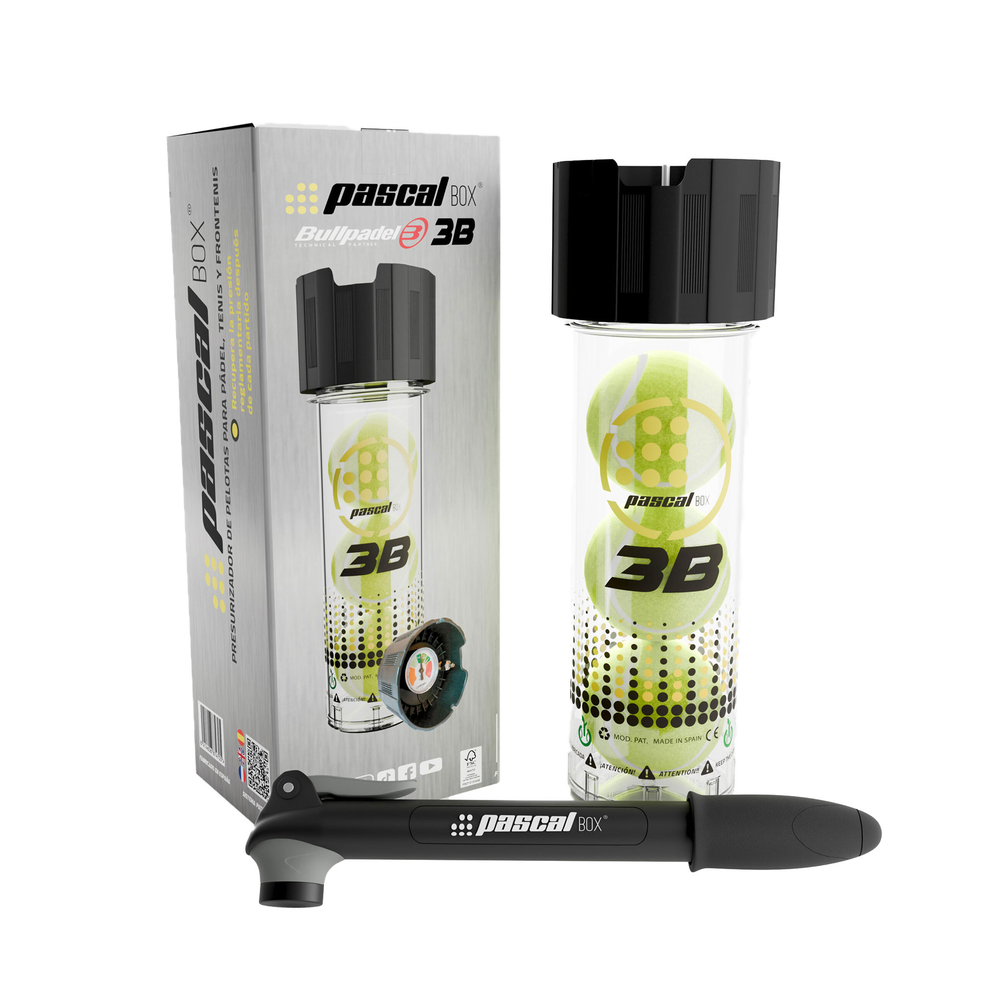 Bullpadel PASCAL BOX 3B Neueste Version