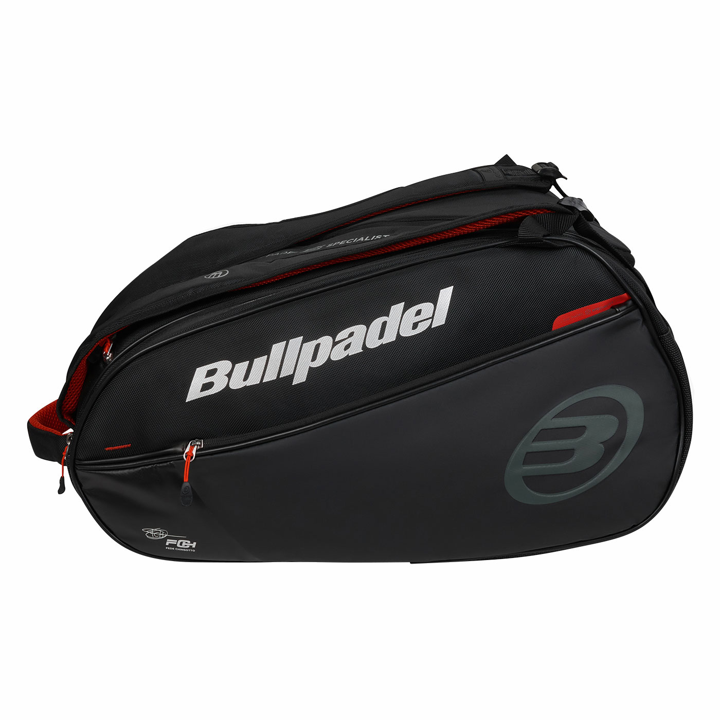 Bullpadel NEURON Schwarz Padeltasche