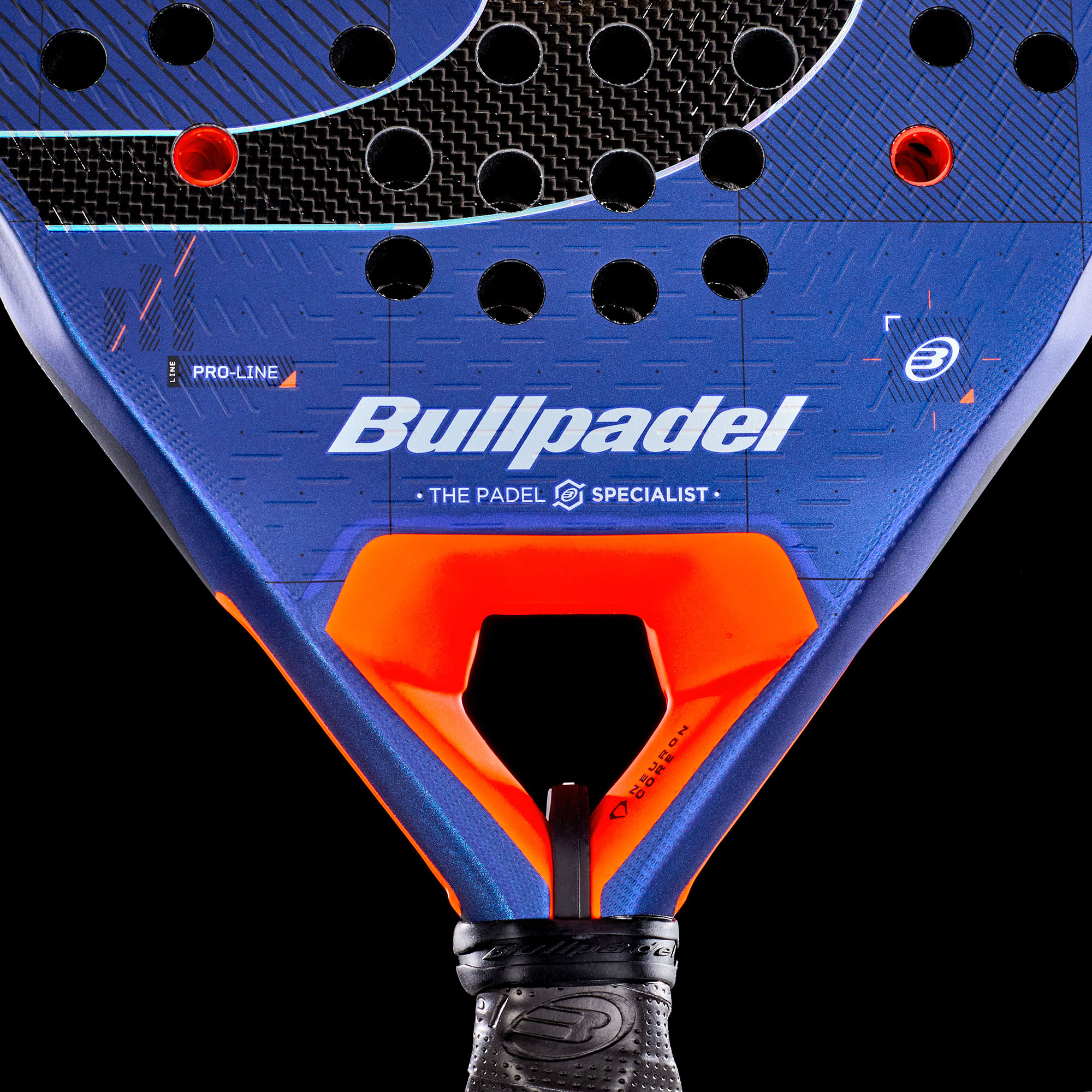 Bullpadel Neuron 02 27 Padelschläger Detailansicht