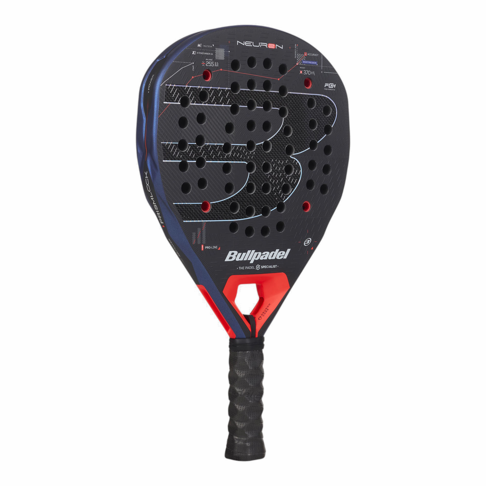Bullpadel Neuron 02 27 Padelschläger Seitenansicht