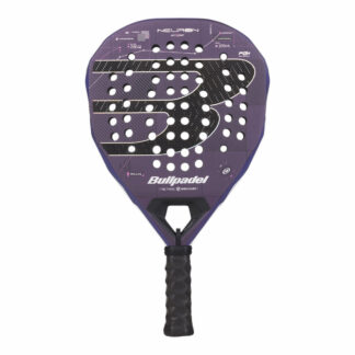 Bullpadel Neuron 02 Edge 27 Padelschläger in Violett und Weiß mit schwarzem Logo