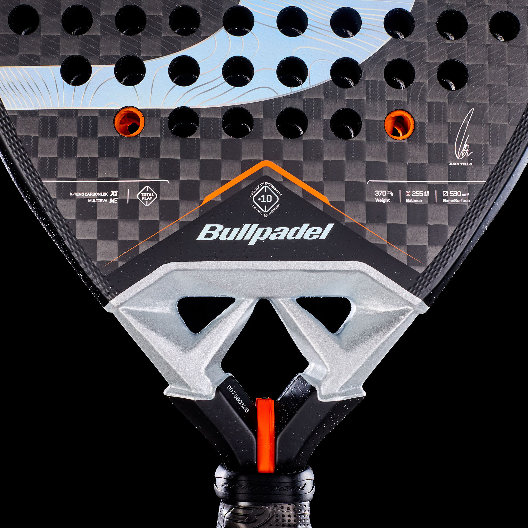 Bullpadel Vertex 05 27 Padelschläger Detailansicht