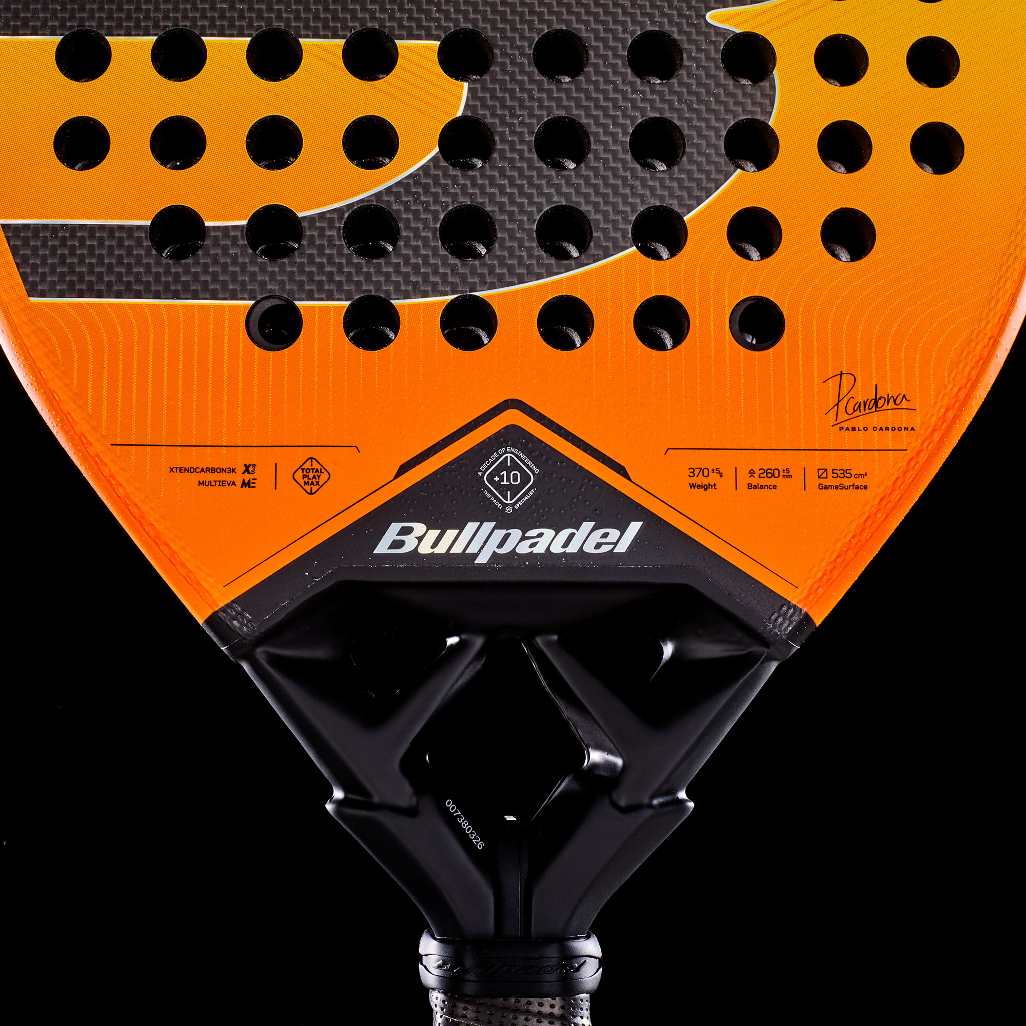 Bullpadel Vertex 05 Geo 27 Padelschläger Detailansicht