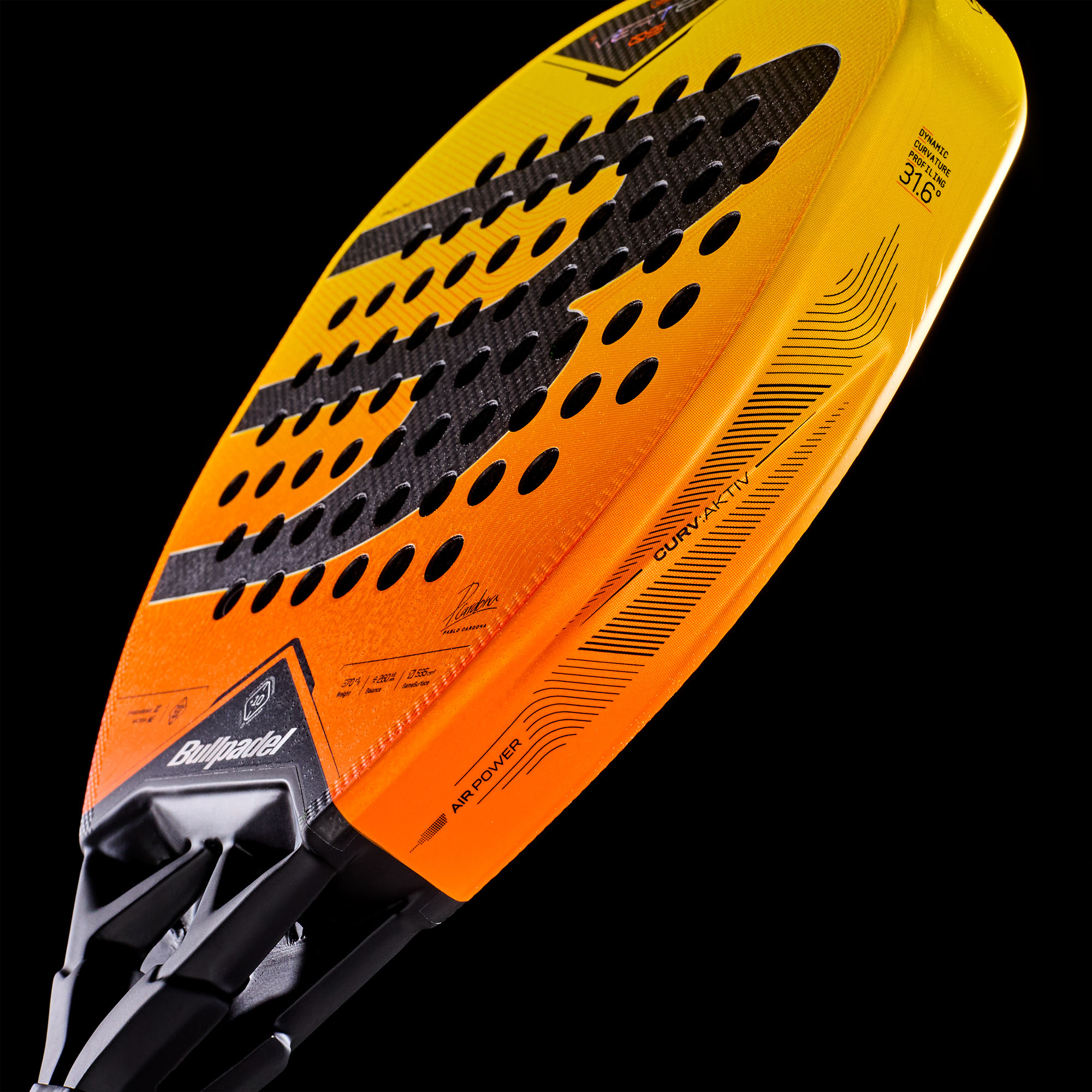 Bullpadel Vertex 05 Geo 27 Padelschläger Detailansicht