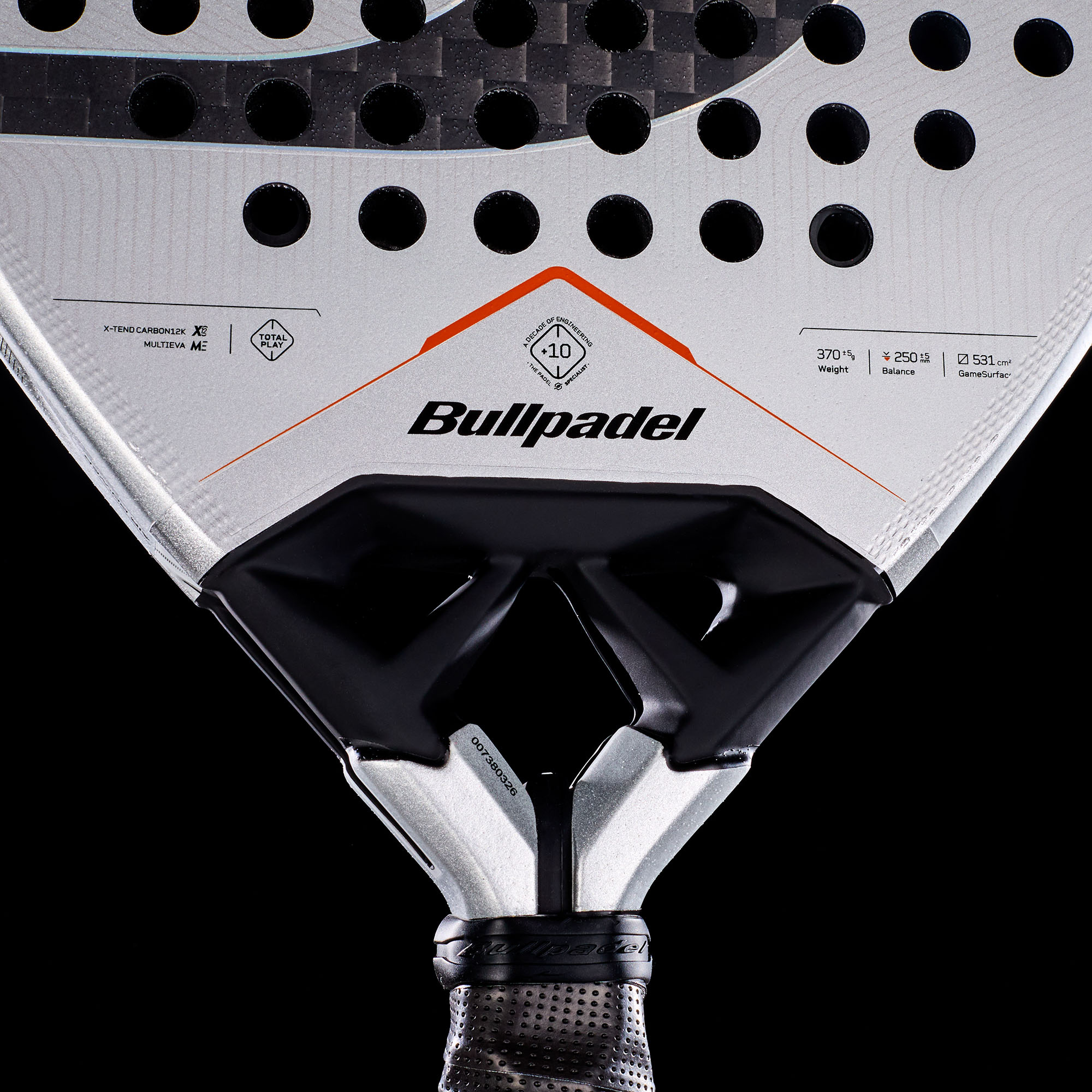 Bullpadel Vertex 05 Hybrid 27 Padelschläger Detailansicht
